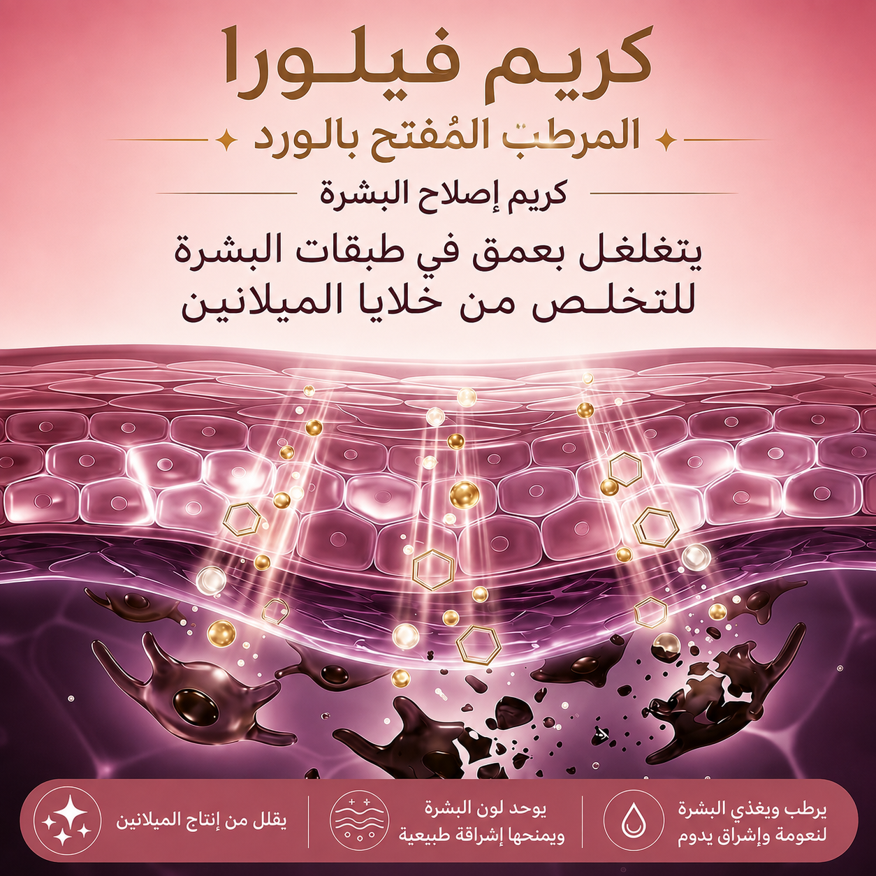 فيلورا – كريم تفتيح وترطيب منطقة البكيني | نتائج فورية وردية طبيعية - Image 4